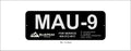 Custom 11" X 4" Aluminum Equipment I.D. plate with 2" tall letters