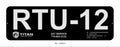 Custom 16" X 5" Aluminum Equipment I.D. plate with 3" tall letters