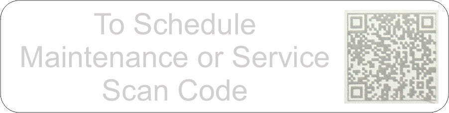 Custom Service Code Label - 2    10 Pack