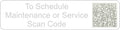 Custom Service Code Label - 2    10 Pack